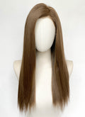 Brown Straight Lace Front Synthetic Wig LFCS321