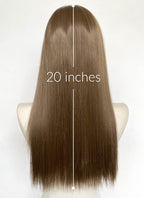 Brown Straight Lace Front Synthetic Wig LFCS321