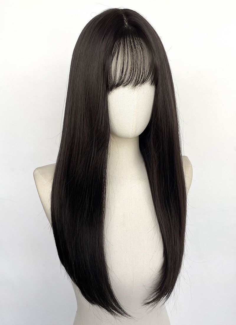 Brunette Straight Lace Front Synthetic Wig LFCS324