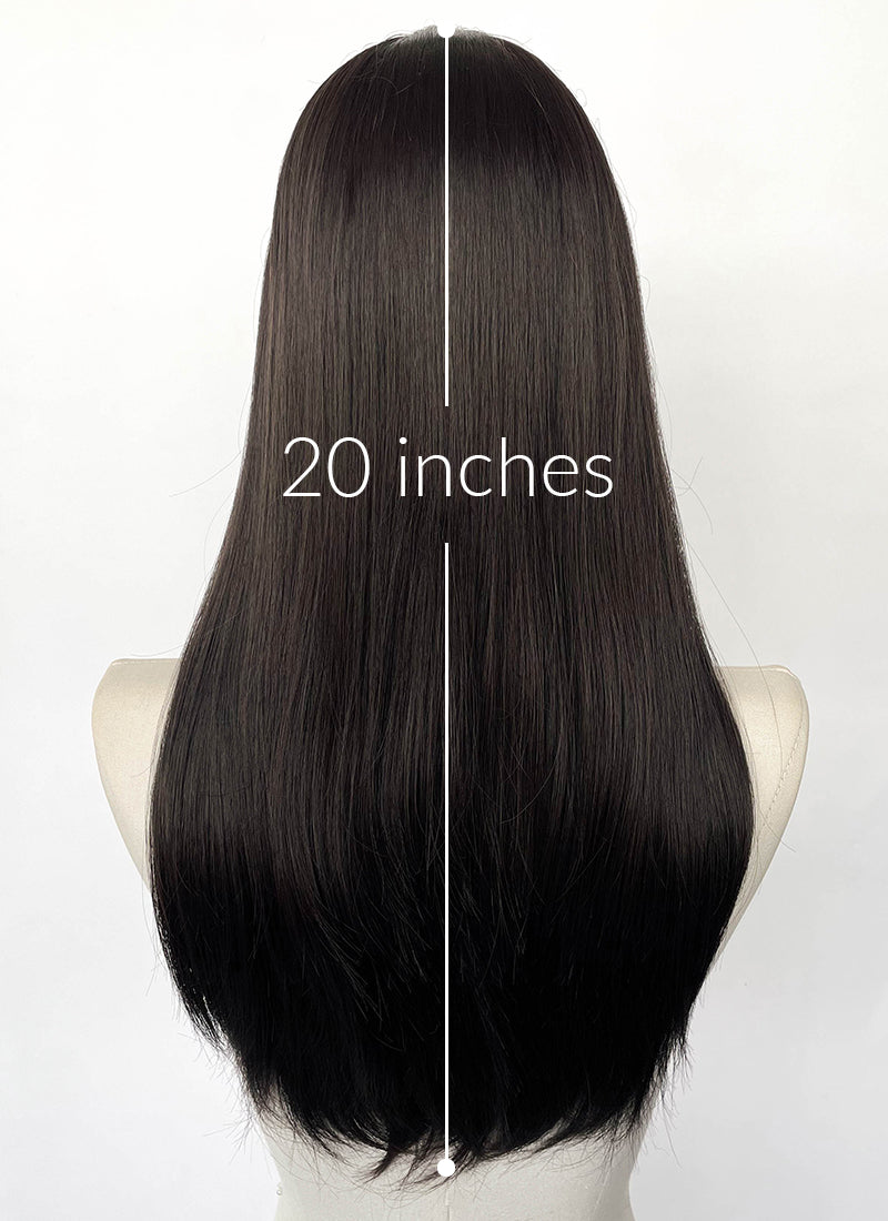 Brunette Straight Lace Front Synthetic Wig LFCS326