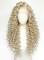 Blonde Curly Lace Front Synthetic Wig LFCS331