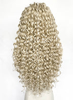 Blonde Curly Lace Front Synthetic Wig LFCS331