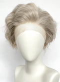 Ash Blonde Wavy Lace Front Synthetic Wig LFCS336