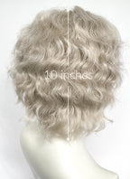 Ash Blonde Wavy Lace Front Synthetic Wig LFCS336