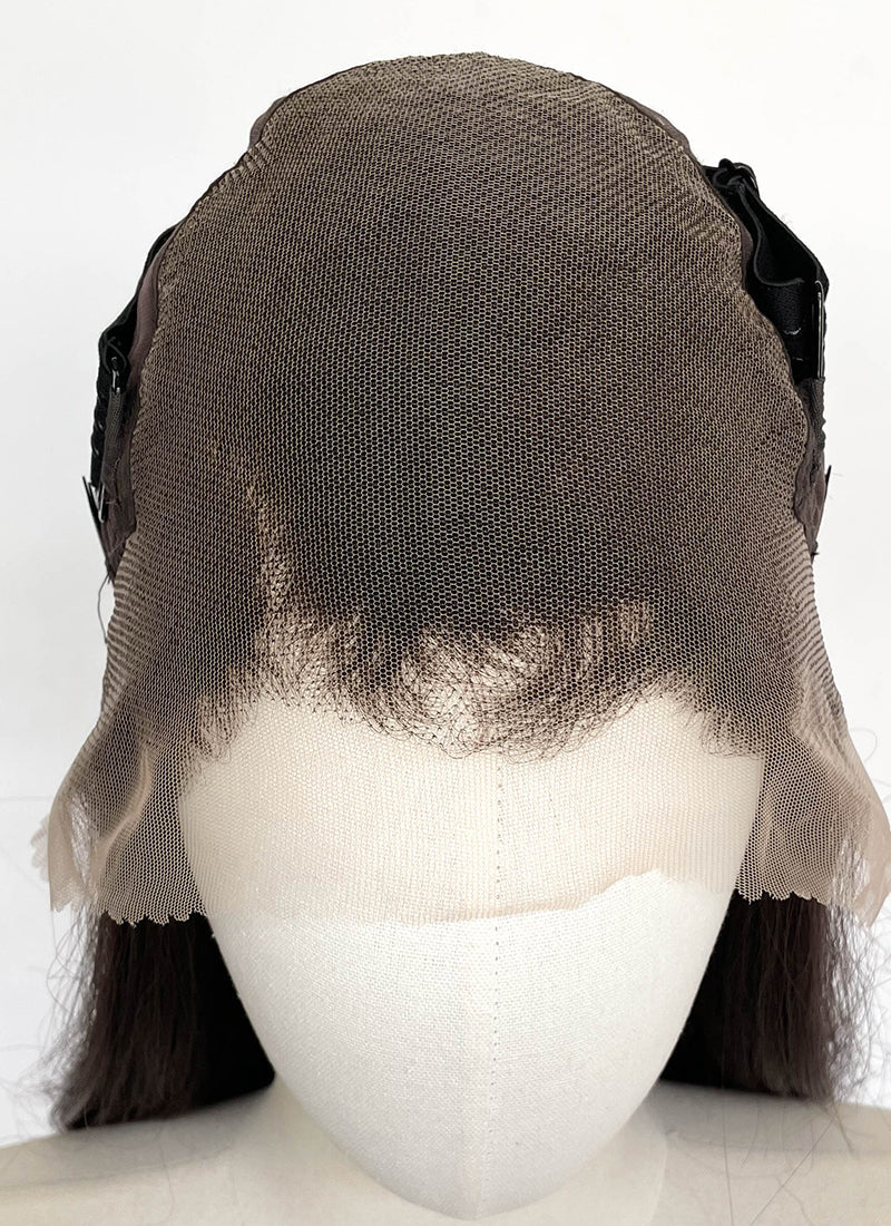 Brunette Wavy 13" x 6" Lace Top Synthetic Hair Wig LFCS339