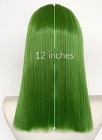Green Straight Lace Front Synthetic Wig LFCS348