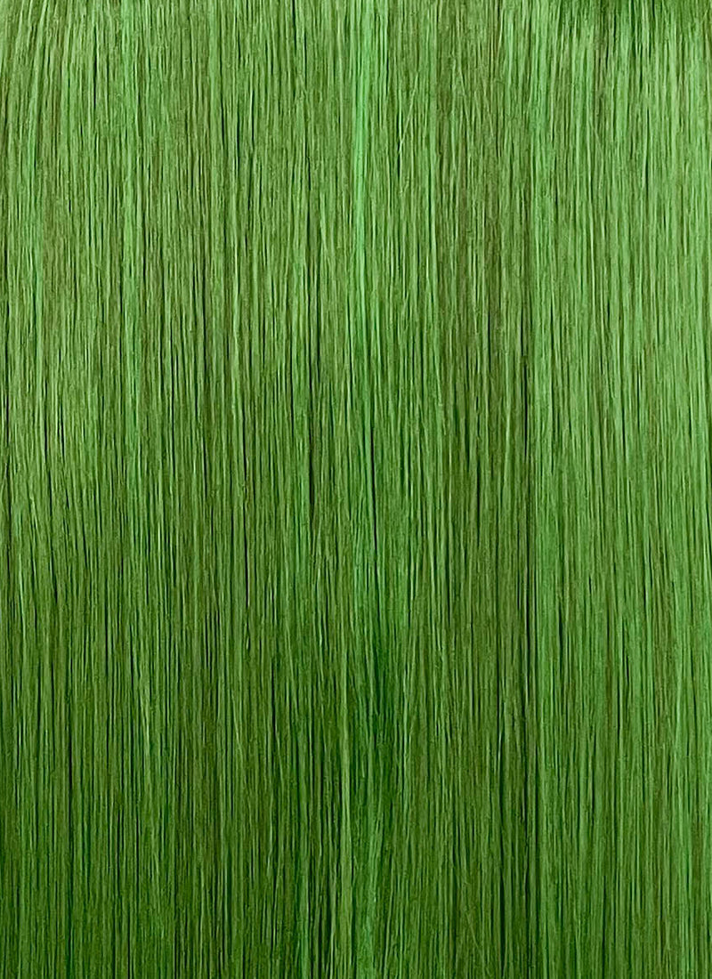 Green Straight Lace Front Synthetic Wig LFCS348