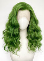 Green Wavy Lace Front Synthetic Wig LFCS351