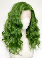 Green Wavy Lace Front Synthetic Wig LFCS351