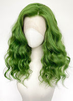 Green Wavy Lace Front Synthetic Wig LFCS351