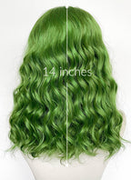 Green Wavy Lace Front Synthetic Wig LFCS351