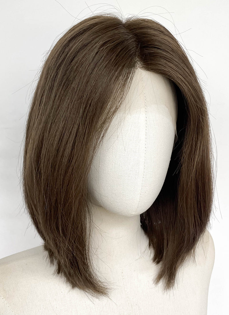 Brown Straight 13" x 6" Lace Top Synthetic Hair Wig LFCS352