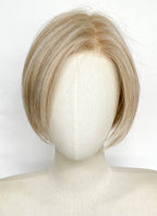 Mixed Blonde Straight Mono Top Lace Wig LFCS353