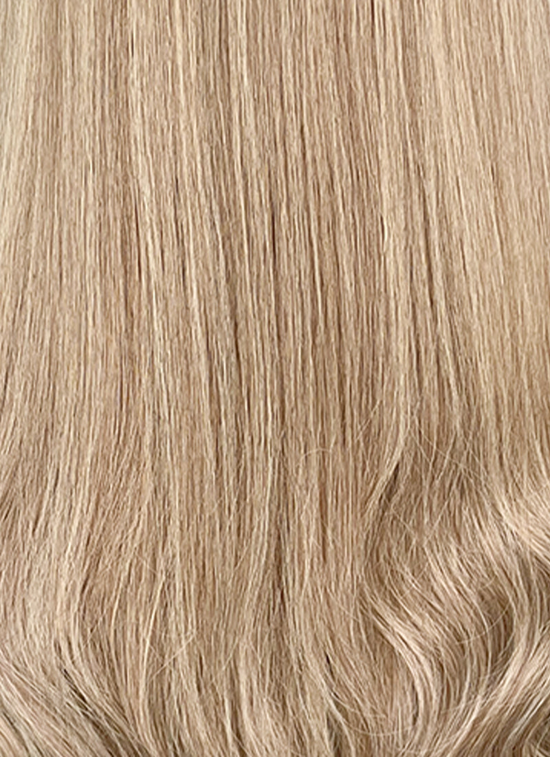 Blonde Mixed Brown Wavy 13" x 6" Lace Top Kanekalon Synthetic Hair Wig LFCS356