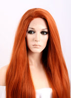 Ginger Straight Yaki Lace Front Synthetic Wig LF624F