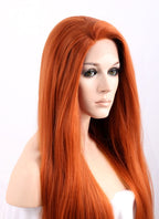 Ginger Straight Yaki Lace Front Synthetic Wig LF624F