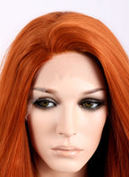 Ginger Straight Yaki Lace Front Synthetic Wig LF624F