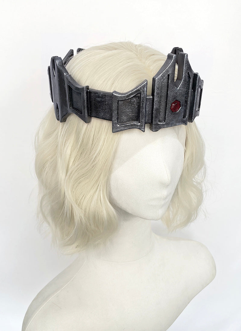 House of the Dragon King Aegon ll Targaryen Platinum Blonde Wavy Lace Front Synthetic Men's Wig LFK5561
