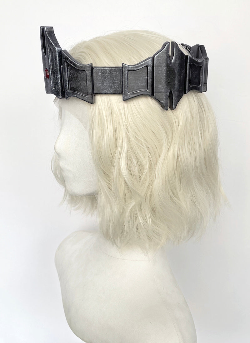House of the Dragon King Aegon ll Targaryen Platinum Blonde Wavy Lace Front Synthetic Men's Wig LFK5561
