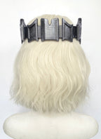 House of the Dragon King Aegon ll Targaryen Platinum Blonde Wavy Lace Front Synthetic Men's Wig LFK5561