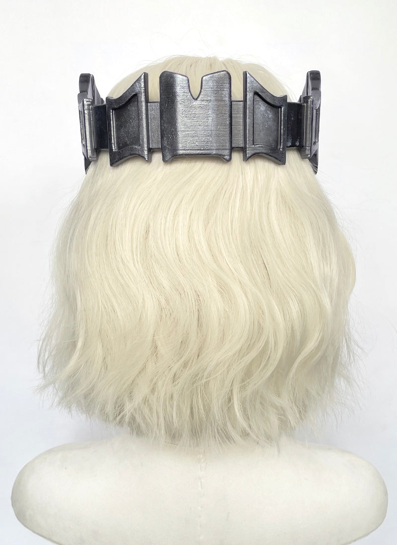 House of the Dragon King Aegon ll Targaryen Platinum Blonde Wavy Lace Front Synthetic Men's Wig LFK5561