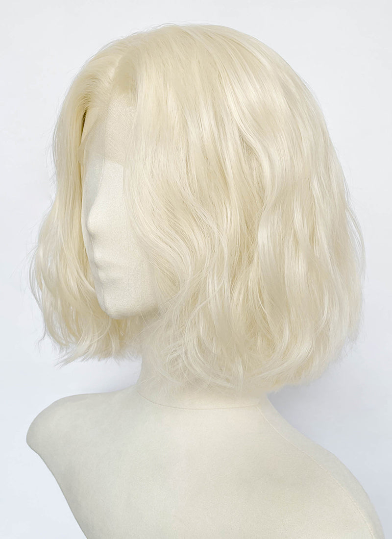 House of the Dragon King Aegon ll Targaryen Platinum Blonde Wavy Lace Front Synthetic Men's Wig LFK5561