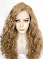 Blonde Curly Lace Front Synthetic Wig LFK5572F