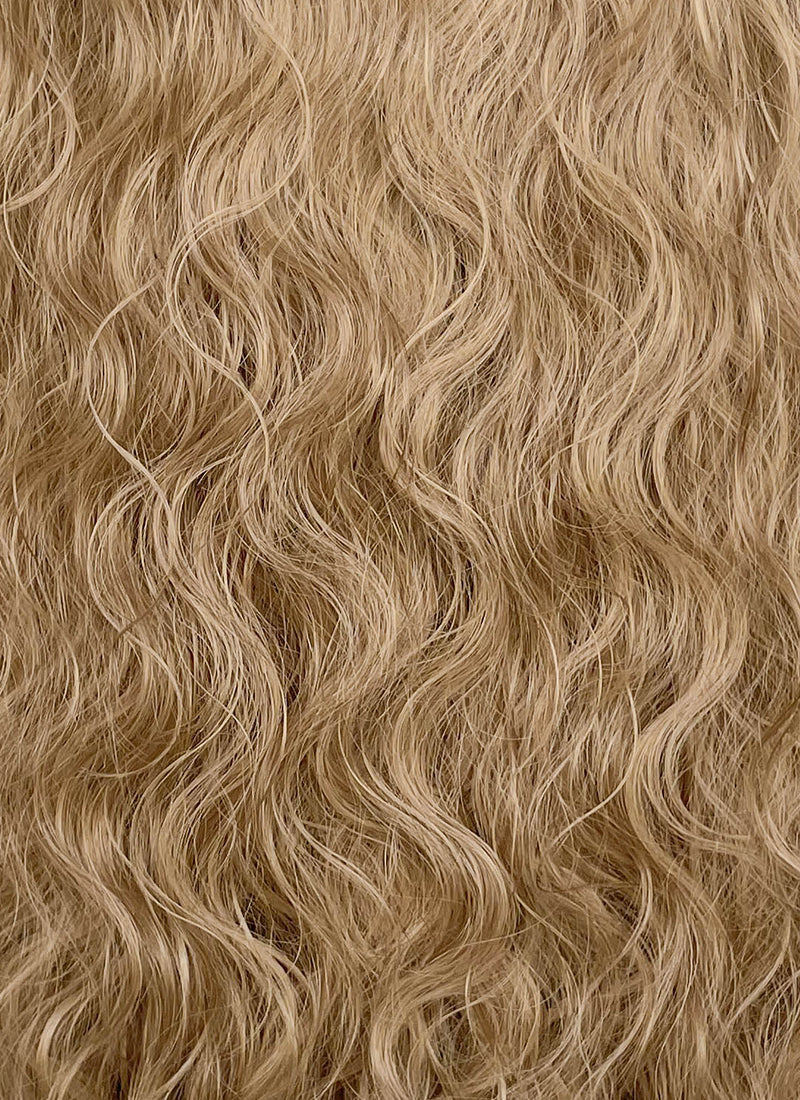 Blonde Curly Lace Front Synthetic Wig LFK5572F
