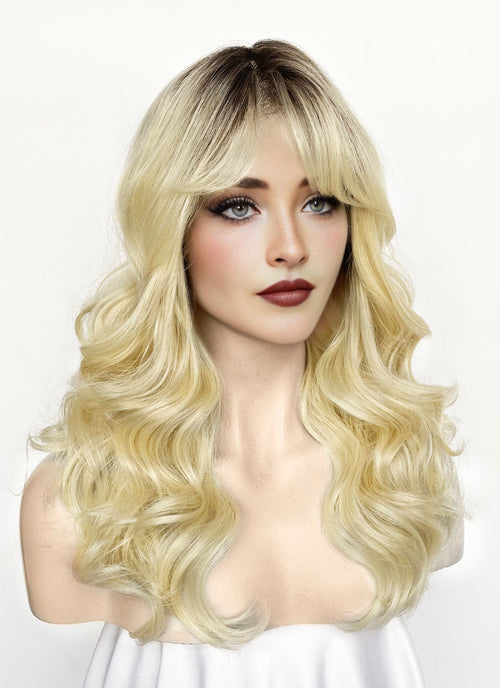 Blonde With Dark Roots Lace Front Wig For Cosplay as Sabrina Carpenter LFK5579