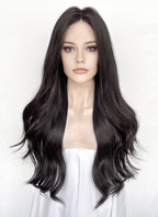 Black Wavy Lace Front Synthetic Hair Wig LFK5580