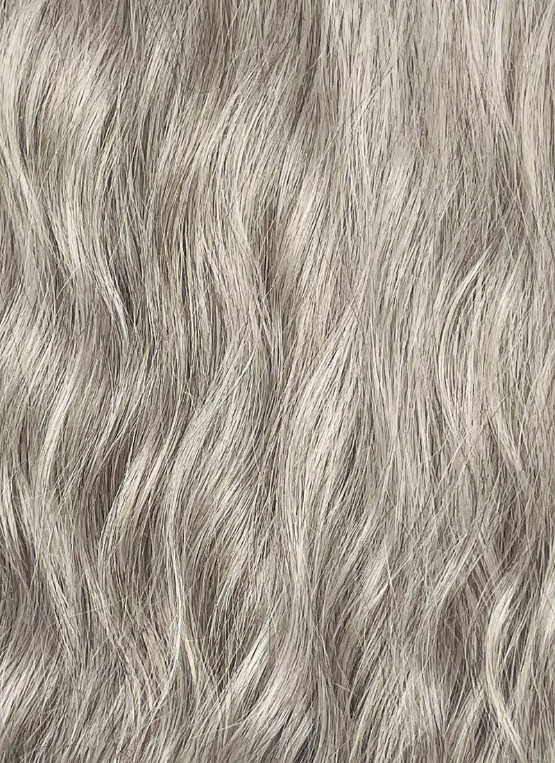 The Lord of the Rings Gandalf Mixed Grey Wavy Lace Front Synthetic Men's Wig LFK5581