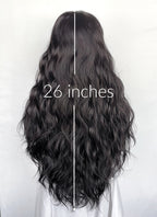 Black Wavy Lace Front Synthetic Hair Wig LFK5582