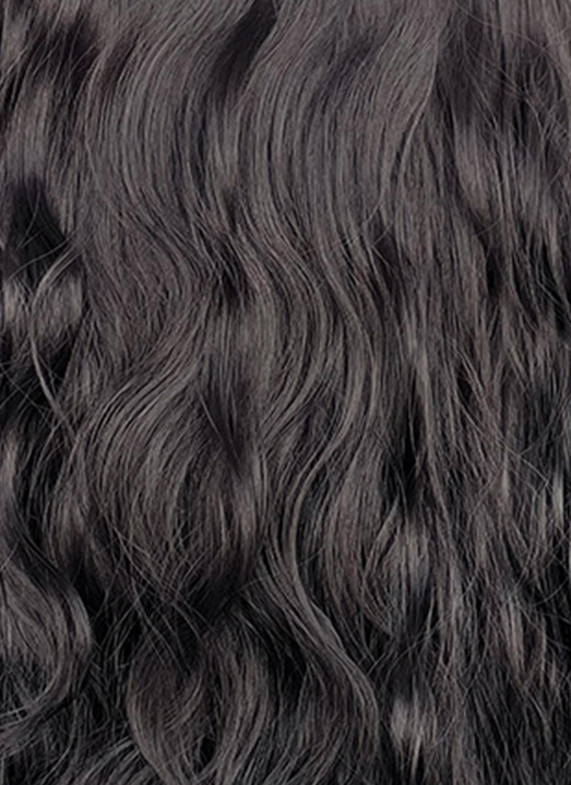 Black Wavy Lace Front Synthetic Hair Wig LFK5582