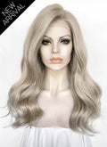 Two Tone Blonde Wavy Lace Front Synthetic Hair Wig LFK5583