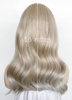 Two Tone Blonde Wavy Lace Front Synthetic Hair Wig LFK5583