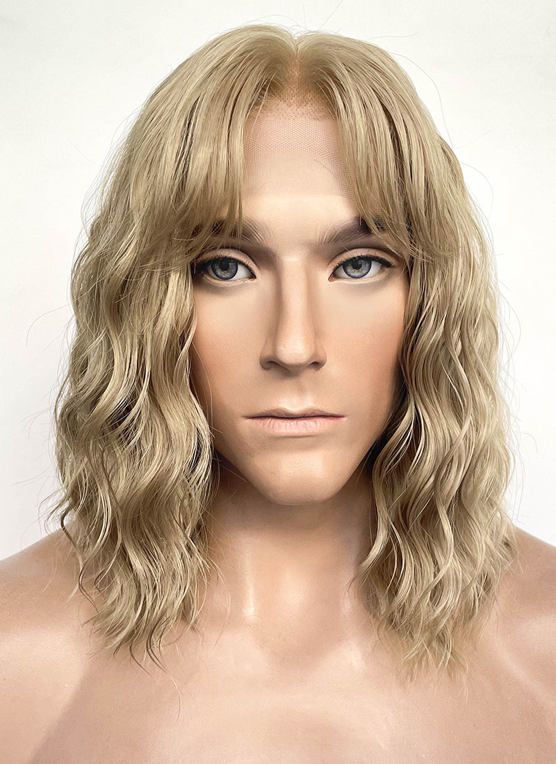 The Lord of the Rings Faramir Blonde Wavy Lace Front Synthetic Men's Wig LFK5584