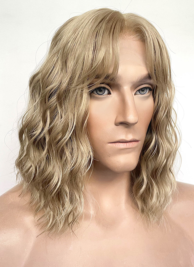 The Lord of the Rings Faramir Blonde Wavy Lace Front Synthetic Men's Wig LFK5584