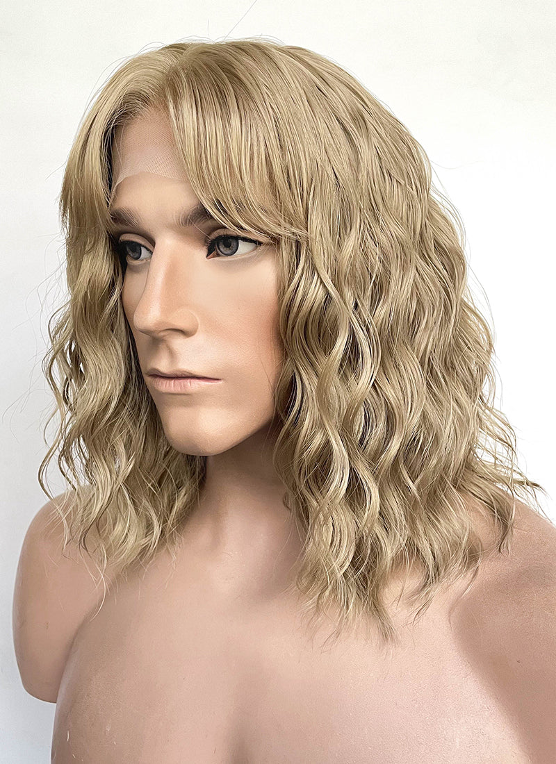 The Lord of the Rings Faramir Blonde Wavy Lace Front Synthetic Men's Wig LFK5584
