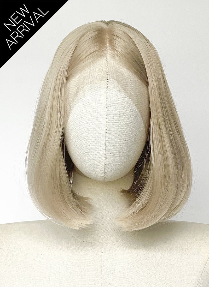 Hades 2 Melinoe Blonde Straight Bob Lace Front Synthetic Wig LFK5591