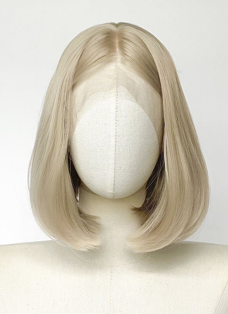 Hades 2 Melinoe Blonde Straight Bob Lace Front Synthetic Wig LFK5591