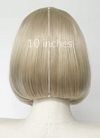 Hades 2 Melinoe Blonde Straight Bob Lace Front Synthetic Wig LFK5591