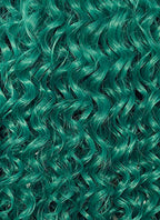 Green Curly Lace Front Synthetic Wig LFK5604