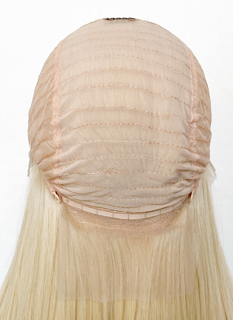 Blonde Straight 13" x 6" Lace Top Kanekalon Synthetic Hair Wig LFS019
