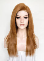 Ginger Straight 13" x 6" Lace Top Kanekalon Synthetic Hair Wig LFS034A