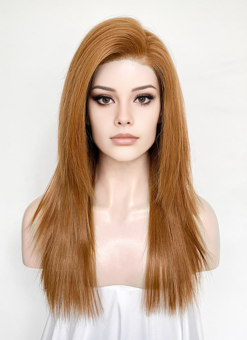 Ginger Straight 13" x 6" Lace Top Kanekalon Synthetic Hair Wig LFS034A