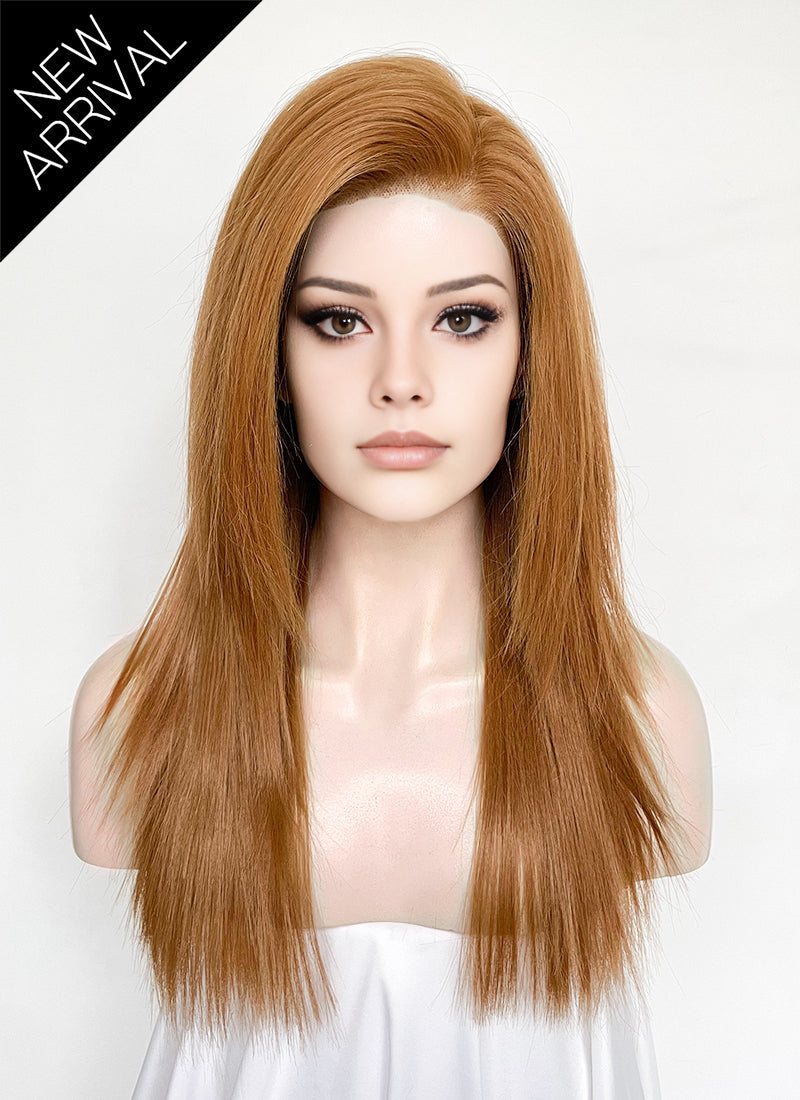Ginger Straight 13" x 6" Lace Top Kanekalon Synthetic Hair Wig LFS034A