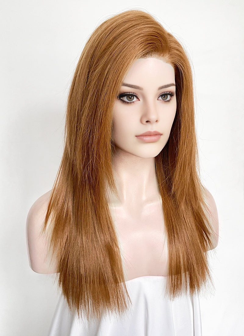 Ginger Straight 13" x 6" Lace Top Kanekalon Synthetic Hair Wig LFS034A