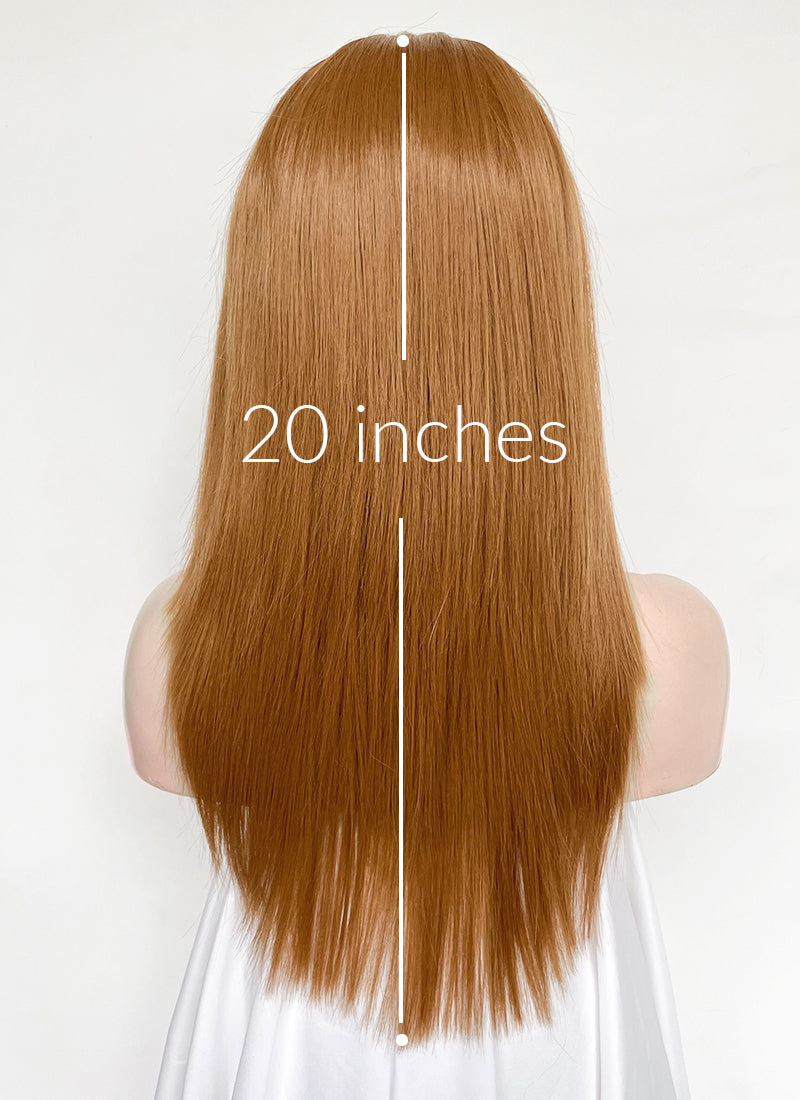 Ginger Straight 13" x 6" Lace Top Kanekalon Synthetic Hair Wig LFS034A