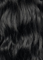 Black Wavy 13" x 6" Lace Top Kanekalon Synthetic Hair Wig LFS052