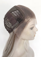 Balayage Mixed Blonde With Dark Roots Wavy 13" x 6" Lace Top Kanekalon Synthetic Hair Wig LFS057